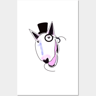 POSH ENGLISH BULL TERRIER Posters and Art